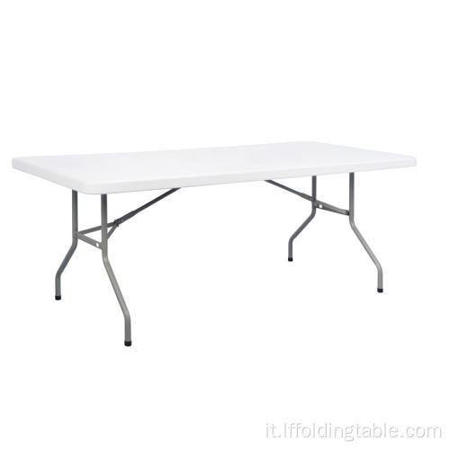 Tavolo pieghevole per banchetto rettangolare da 6,6FT